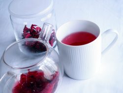 Hibiscus flower tea